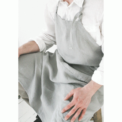 Stonewashed Linen Apron