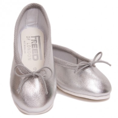 I Love Gorgeous Ballet Pumps - Silver