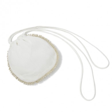 I Love Gorgeous Confetti Bag - Cream